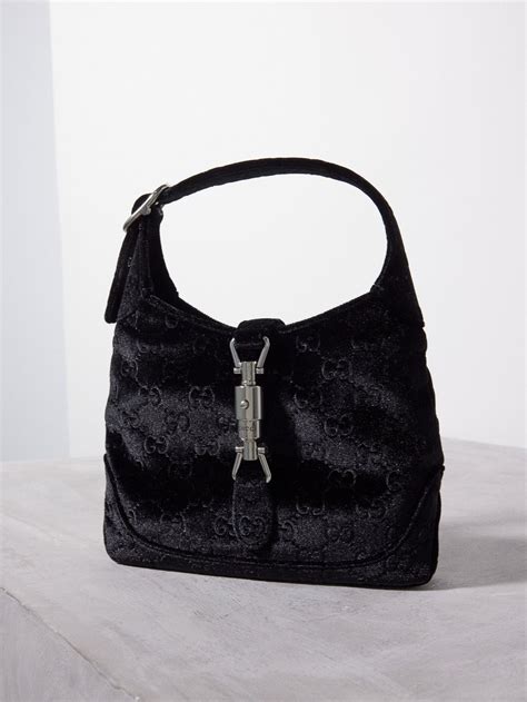 gucci.velvet bag|GUCCI Jackie 1961 velvet.